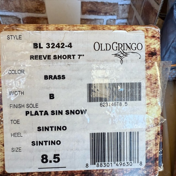 Old Gringo Women's Distressed Brown Ankle Boots - Picture 6 of 7